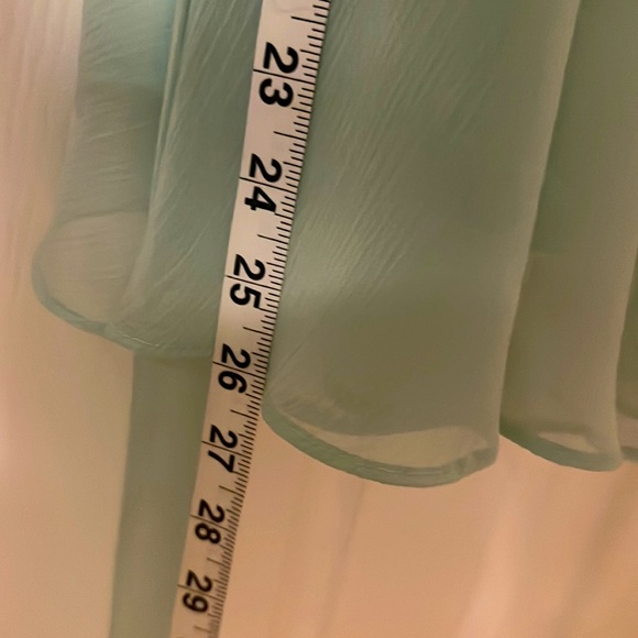 David’s bridal seafoam color dress, Size 22 runs small - Picture 5 of 5